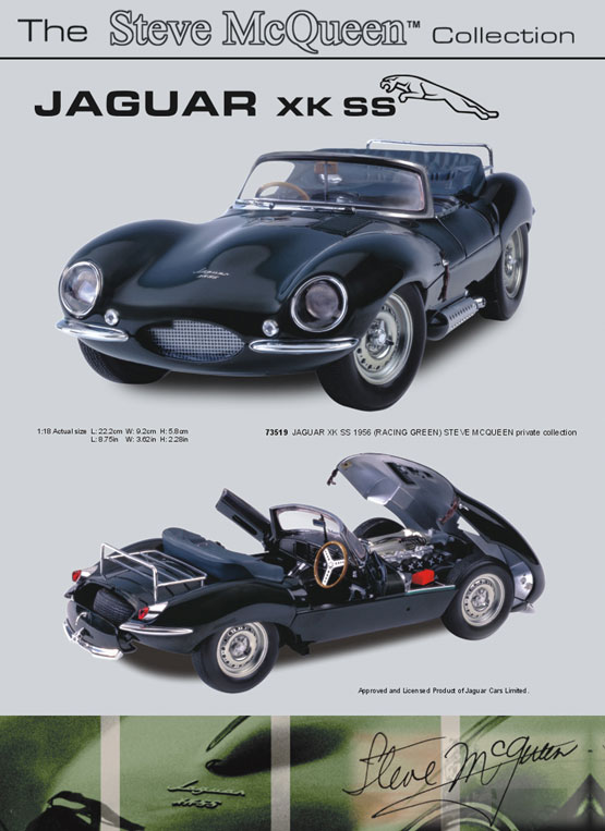 1956 Jaguar XKSS - Steve McQueen Private Collection (AUTOart) 1/18