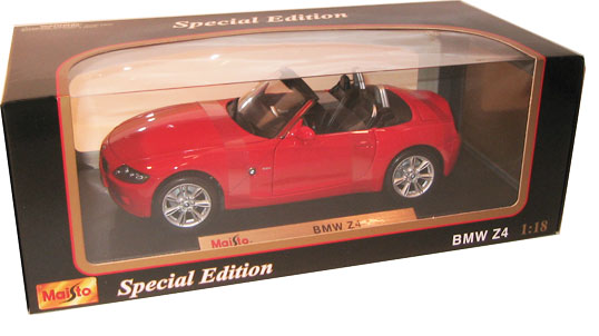 2003 BMW Z4 2.5i Roadster - Red (Maisto) 1/18