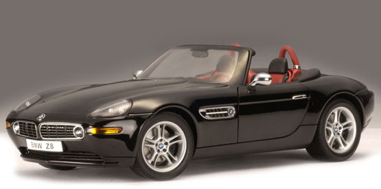 2001 BMW Z8 - Metallic Black (AUTOart) 1/18