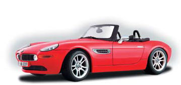 2000 BMW Z8 Convertible - Red (Maisto) 1/18