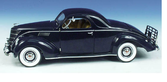 1937 Lincoln Zephyr - Dark Blue (Ertl Precision 100) 1/18