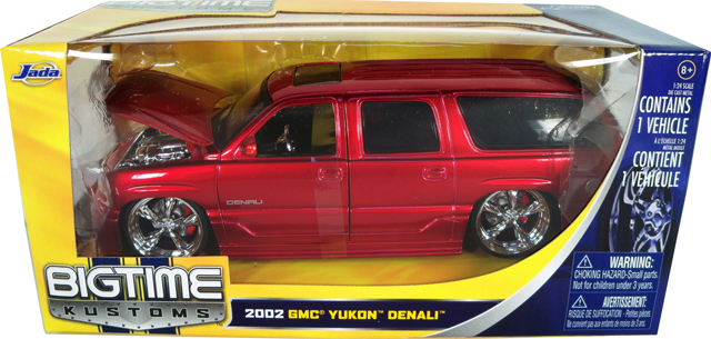 2002 GMC Yukon Denali - Red (DUB City) 1/24 diecast car scale model