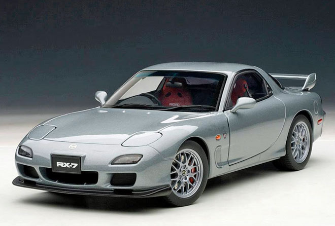 Mazda Rx 7 Fd Spirit R Type A Titanium Grey Metallic Autoart 1 18 Diecast Car Scale Model