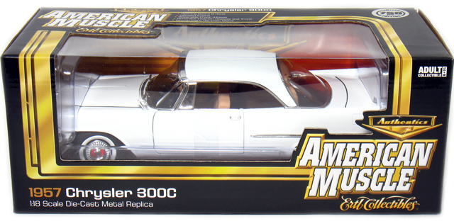 American Muscle 1957 CHRYSLER 300 300c Diecast 1/43 ERTL Collectibles #32127 for sale online 